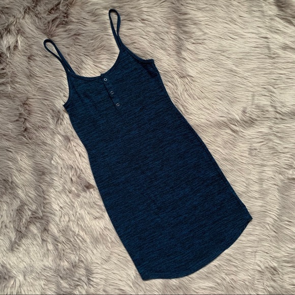 Aritzia Dresses & Skirts - ARITZIA GOLDEN BY TNA | Blue Marled Dress Aritzia Dresses & Skirts - ARITZIA GOLDEN BY TNA | Blue Marled Dress